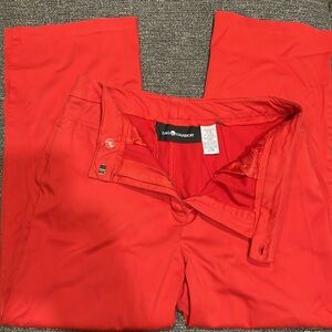EUC Sz 8 Sag Harbor red cropped length pants